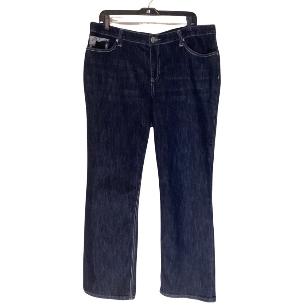 Christopher & Banks Jeans Women’s 16 Blue Barely Boot Cut Modern Fit Bootcut